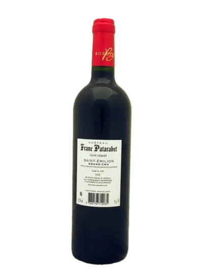 bouteille du chateau Franc Patarabet saint-Emilion Grand-Cru cuvée Léopold